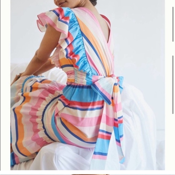 Anthropologie PLENTY BY TRACY REESE Ruffled Maxi Dress - Picture 4 of 5